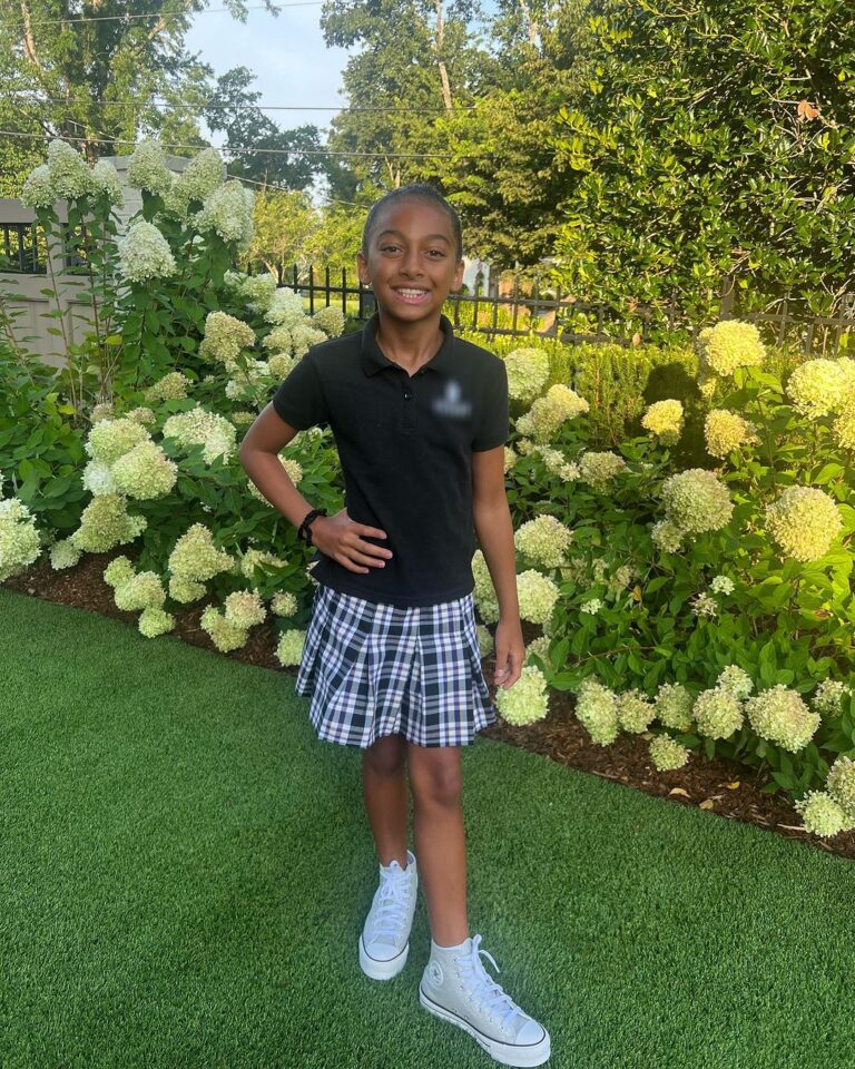 Savannah Chrisley Instagram - Our sweet Coco is off to 5th grade!! My heart is so happy 😭 as we walked through her new school yesterday all I could do is cry. Chloe has gone through A LOT of change but throughout the change she has made so much progress! I am beyond blessed for her to be in an environment that encourages growth, love, and acceptance!