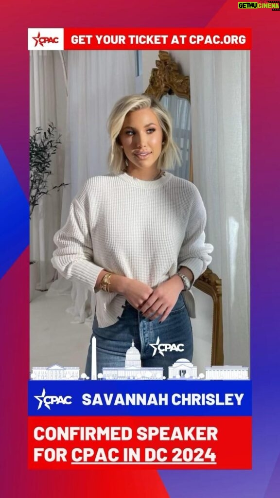 Savannah Chrisley Instagram - Confirmed Speaker: Savannah Chrisley for CPAC in DC 2024 Join us February 21 - 24 for CPAC in DC! Sign-up at CPAC.org/DC