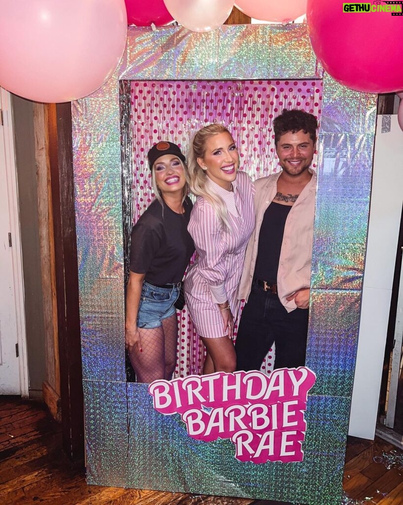 Savannah Chrisley Instagram - Had to throw a drunken Barbie birthday for the REAL BARBIE! @raelynnofficial LOVE all my people 💕