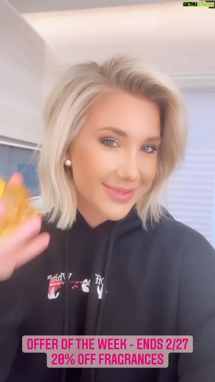 Savannah Chrisley Instagram - These perfumes have me feelin myself over here 💁🏼♀️ ohhh and we LOVE a good sale! @sassybysavannah fragrances are 20% off this week!! Ends 2/27 ❤️