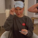 Savannah Chrisley Instagram - Fun little bun tutorial using the XL SCRUNCHIE with @raelynnofficial @chaddlife and @sassybysavannah
