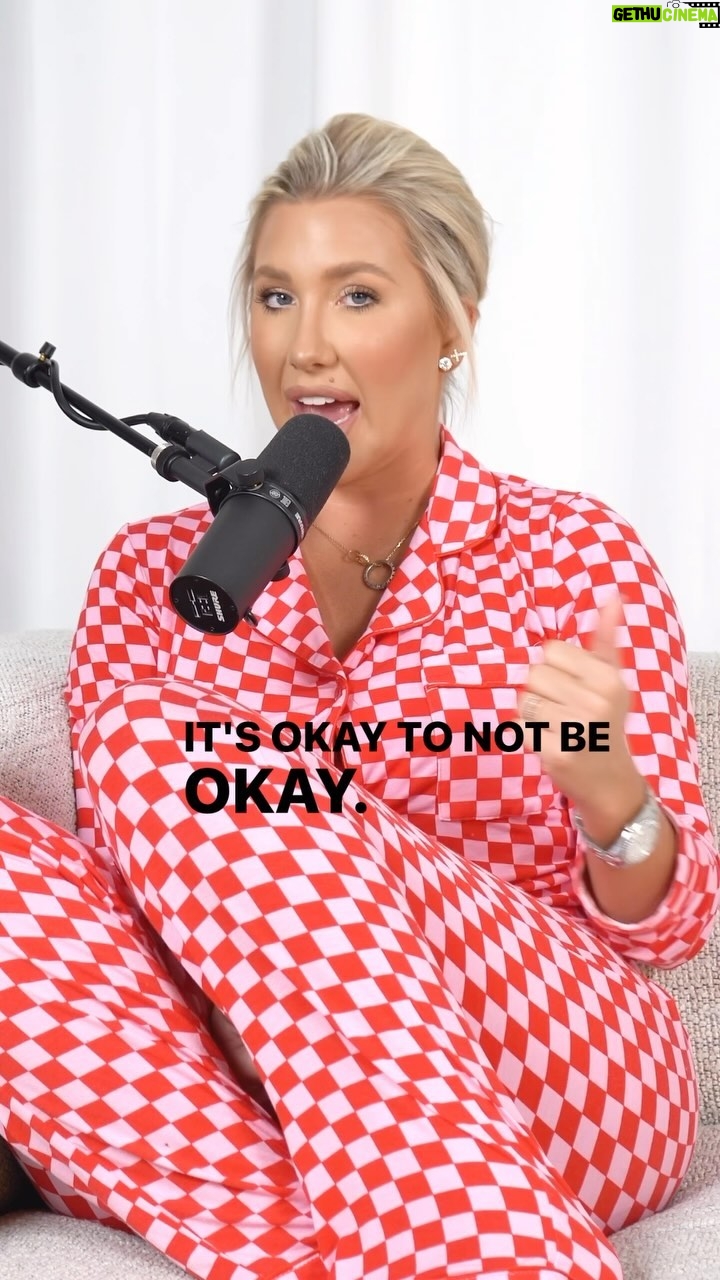 Savannah Chrisley Instagram - It’s okay to not be okay… and humaning is HARD! @unlockedwithsavannah