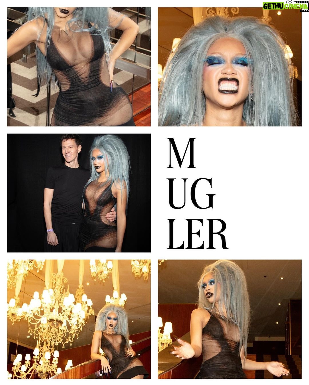 Saweetie Instagram - @muglerofficial 🖤 Paris, France