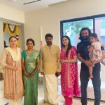 Sayyeshaa Saigal Instagram - So happy for Vijay Anna and Aishwarya on their new home! ❤️🧿 @shhaheen @aryaoffl @arianajofficial #newhome#brother#love#housewarming#family#home#instagram#instadaily#desigirl#makingmemories