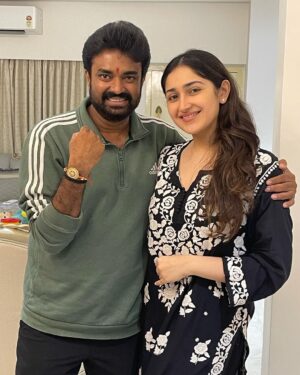 Sayyeshaa Saigal Instagram - Happy Raksha Bandhan to my two amazing brothers! Thank you for being in my life ❤️🧿 @swainvikram #vijayanna 

#rakdhabandhan #love#brothers#forever#special#festival#makingmemories#instadaily#instagram
