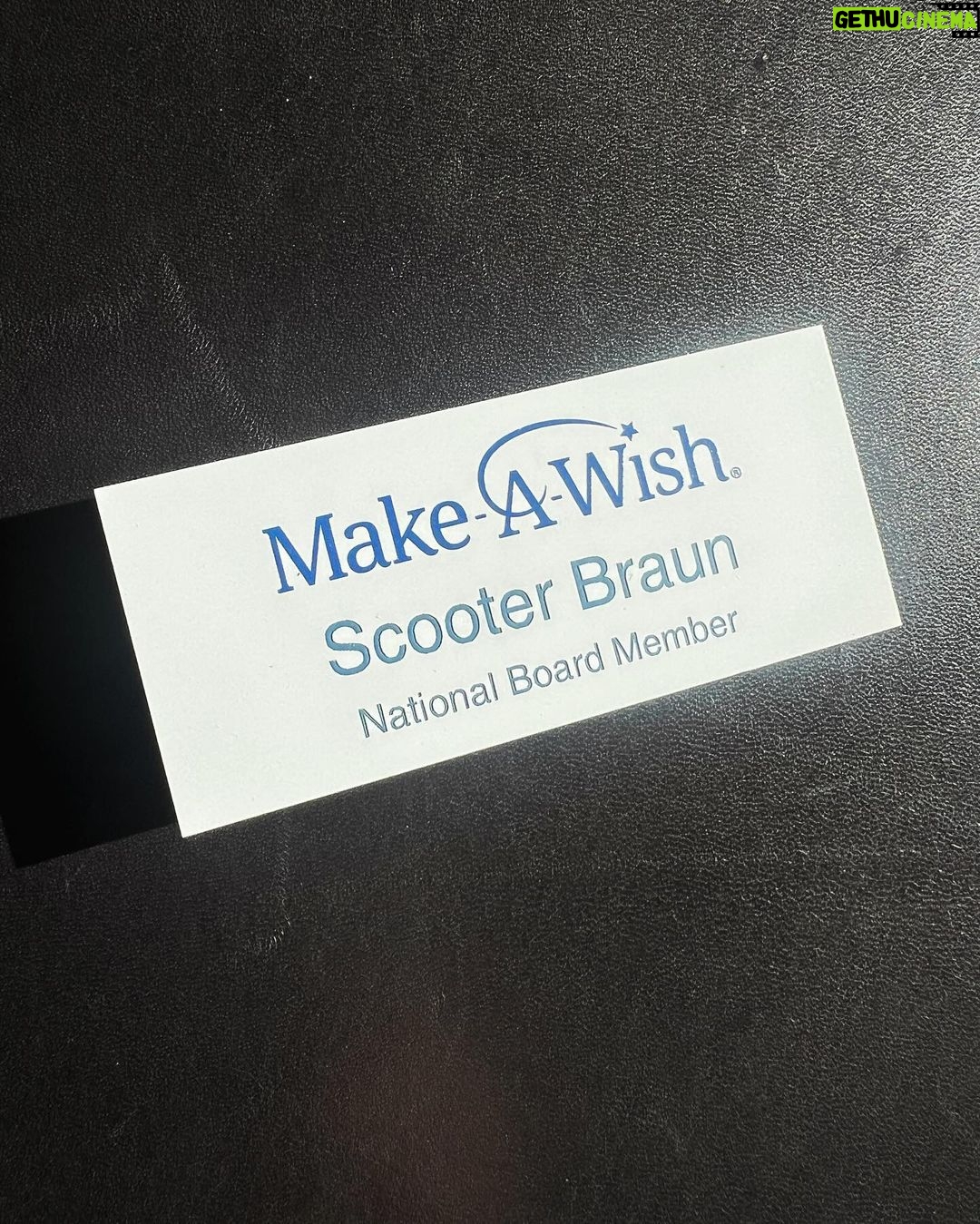 Scooter Braun Instagram - We are honored to support the amazing organization @makeawishamerica and help this year break the record with over 16,000 wishes granted . More to come!