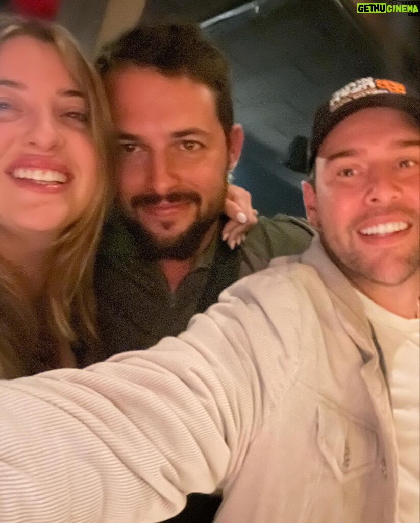 Scooter Braun Instagram - Coming to a region at war has been an overwhelming experience. I have not met one person who wants war. I have met families torn apart and friends lost and people who pray for a better future. I have met brave people who want the greater good. Last night though I witnessed a moment I will never forget . My friend @natasharaquel has her first child who is only 5 months old and her husband Rotem has been away from his young daughter as he was called into Gaza in the reserves. This is not a professional soldier. This is a young man with a young business and family. Every day since this war began I have watched her pray that there is a safe return of the love of her life and father of her young daughter. Last night we were at dinner and she got a call. Her eyes lit up as it was Rotem and he said he had just a minute but wanted to know how she was and where she was. She replied the restaurant we had dragged her out to as her mother in law watched their daughter. He said he had to go back and loved her and hung up. She cried to us and spoke of him and 30 min later as we looked at pics of him he appeared in from of us to surprise her. It was one of the most beautiful things i have ever witnessed. This family doesn’t want war. They want to protect their people and the future of their daughter. And yes my song choice shows I’ve been paying attention:) I pray for all the young daughters in this region and that they all have a better life and I’m grateful I got to witness the power of this moment for Natasha and Rotem.