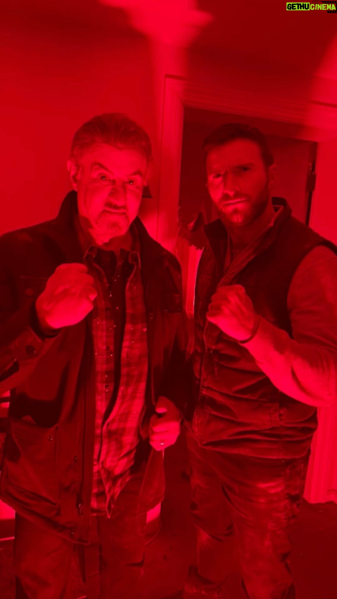 Scott Eastwood Instagram - Was a pleasure to work with this icon @officialslystallone. 👊 77 still killing it. #sly