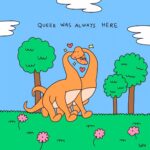 Sebastian Croft Instagram – queer was always here. a new community dedicated to queer joy, queer art, and queer history.

created by @sebastiancroft & @connorwjessup

more prehistoric love coming soon 🦕 

animation by @hellomynameiswednesday
dino design by @jamesedyates