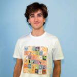 Sebastian Croft Instagram - Alice Oseman (aka creator of heartstopper + all round icon) has designed this limited edition t-shirt for @queerwasalwayshere and you can buy it right now! Alice’s art style exudes queer joy and we are SO excited that she has done this for us. The design is a sort of pride quilt, with each square containing a little bit of queer pride and history. As always 100% of the profits will go to helping queer refugees around the world with the help of our friends at @chooselove So if you want an adorable, high quality, super comfy t-shirt that all raises money for an incredible cause… it’s only available until the 21st of December. LINK IN BIO ✨🏳️‍🌈🥳🏳️‍⚧️💓💫🍂💞🥰