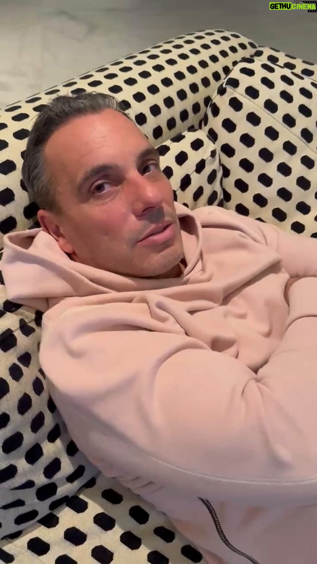 Sebastian Maniscalco Instagram - Can’t walk to the snack closet with these on.