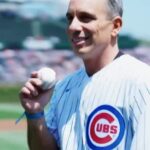 Sebastian Maniscalco Instagram - Athleticism is part of the family! @cubs @mlb @aboutmyfather #AboutMyFather Wrigley Field