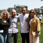 Sebastian Maniscalco Instagram - Go Cubs Go! Threw out the first pitch in the Chicago @Cubs game today against the Miami @marlins. 📷 @dirksenphoto & @johanyjutras Wrigley Field