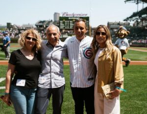 Sebastian Maniscalco Instagram - Go Cubs Go! Threw out the first pitch in the Chicago @Cubs game today against the Miami @marlins. 

📷 @dirksenphoto & @johanyjutras