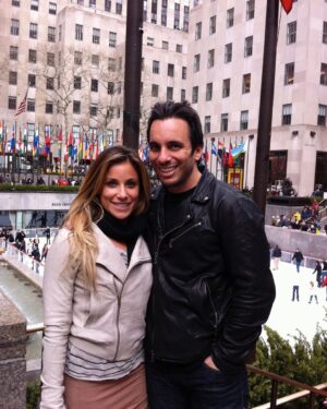 Sebastian Maniscalco Instagram - Behold the romantic escapades of the early 2000s: where grand country clubs and sun-kissed Italian coasts set the scene for our amorous adventures. For there is none other with whom I would rather traverse the globe, hand in hand, than you, my beloved.

Watch our story unfold in my upcoming movie About My Father - in theaters May 26. What’s your favorite romantic memory?

#AboutMyFather @aboutmyfather #thatsamore
