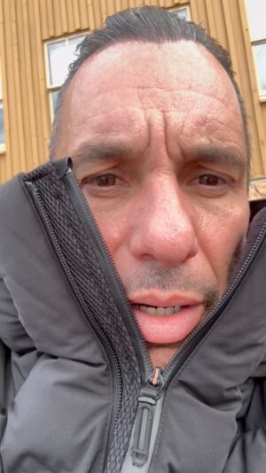 Sebastian Maniscalco Instagram - Italians don’t do skiing growing up.  He told us - why would I pay for snow when I get it free in Chicago.