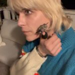 Selma Blair Instagram - My tiny wild friend. Must be a good sign.