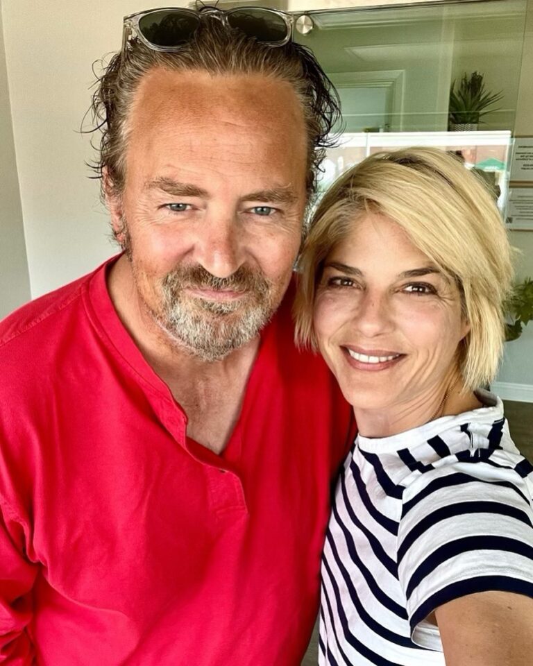 Selma Blair Instagram - ♥️. My oldest boy friend. All of us loved Matthew Perry, and I did especially. Every day. I loved him unconditionally. And he me. And I’m broken. Broken hearted. Sweet dreams Matty. Sweet dreams.
