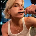 Selma Blair Instagram - NY. Tea. Terrace. Scout. Happy.