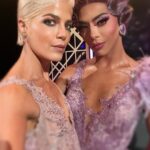 Selma Blair Instagram - My final waltz. Girlhood dreams realized. And making new friends in all of you is my honor. And I hold you all dear. Forever. From the first week to the last.♥️ @dancingwiththestars @disneyplus Image one: Selma has short blonde hair and is wearing a long pink dress while holding a cane in her left hand and being lifted and held in the air. Image two: Selma and Sasha are dancing on stage while Selma’s pink dress twirls. Image three: Jessie James Decker has long brown hair and is smiling while standing behind Selma to her left. Image four: Gabby Whitney has long brown hair and is smiling while standing next Selma to her left. Image five: Selma stands on the left with her arm around Joseph Baena whole is smiling and wearing a white tank top. Image six: Jordin Sparks is on the left wearing a white dress and smiling. Emma Slater, standing in the middle, has long blonde hair and is smiling. Selma is standing on the right smiling. Image seven: Carrie Ann Inaba stands on stage on the left with her hair up and parted in the middle while Selma is on the right. Image eight: Arthur is a standing on the left in a white shirt and has short brown hair. Ruby Rose also has short brown hair and is standing in the middle with her arms around Arthur and Selma. Image nine: Selma has slicked back short blonde hair and is standing on the left in a pink dress. Shangela is on the right wearing a purple dress with her short dark hair styled with waves. Image ten: Photo of the cast on stage taken from balcony. Selma stands in the middle wearing a long pink dress.