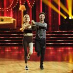Selma Blair Instagram - I’m living my childhood dream tonight dancing to the Muppets on @dancingwiththestars !! ✨ Tune in to see a special appearance from Miss Piggy and Kermit💜 Watch and vote at 5pm PT / 8pm ET LIVE on @disneyplus Image Description: Four images of Selma and Sasha dancing together on stage. Selma has short blonde hair and looks at Sasha. Selma wears brown leggings, a brown tank top, and white and black shoes. Sasha has dark brown hair. Sasha wears a striped long sleeve shirt, black pants, and black shoes.