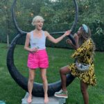 Selma Blair Instagram - Summer evenings in the Hamptons will have me pining for these nights until next year. There was a slow and glowing hue to these days. The lovely anticipation of a party, a gorgeous brunch in the garden with admired friends, and reunions with the ones who make me laugh. I’m still the east coast girl, with the blonde bob. The mean baby loving it all, in a mean way. Thank you and adieu ♥️.