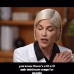 Selma Blair Instagram - I am honored and privileged to have been interviewed by @kristen.welker for @meetthepress on NBC. Watch the full interview — link in Stories. Descriptions: 1) Selma wears a white suit and uses a clear lucite cane, sitting next to Kristen Welker, wearing an orange jacket and black skirt. They are sitting next to each other and smiling at the camera. 2) Selma speaks to Kristen in an interview. 3 and 4) behind the scenes of Selma and Kristen sitting in a living room for the interview, with equipment around them. 5) Selma with no makeup and wearing glasses, holds a “Meet The Press” mug.