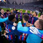 Sergio Busquets Instagram - SUPERCAMPEONES 🏆🔵🔴 Visca el Barça sempre!