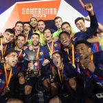 Sergio Busquets Instagram - SUPERCAMPEONES 🏆🔵🔴 Visca el Barça sempre!