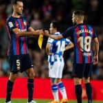 Sergio Busquets Instagram - Me siento muy afortunado de haber podido coincidir contigo todos estos años en el club donde soñabamos jugar. En el barcelonismo te vamos a echar mucho de menos, se va el mejor lateral izquierdo de nuestra historia y por encima de todo eso el gran compañero y amigo que eres y todo que lo pudimos vivir juntos tanto dentro como fuera del campo. Te deseo lo mejor en esta nueva aventura porque te lo mereces tanto tú como tu familia y aquí estaremos para acompañaros como siempre. Os queremos 💙❤️ ♾️ Gracias por tanto @jordialbaoficial