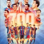 Sergio Busquets Instagram - Muy feliz de llegar a los 700 partidos con el @fcbarcelona 7️⃣0️⃣0️⃣💙❤️