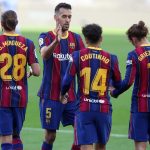 Sergio Busquets Instagram – Contento por la victoria y por estar de nuevo ayudando al equipo #forçabarça 🔵🔴