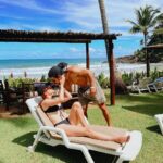 Sergio Malheiros Instagram - Fechando a nossa viagem no @saojose.beachclub ❤️🌊😎 #Bahia São José Beach Club