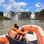 Sergio Malheiros Instagram - Estamos vivendo um sonho. Uma das melhores experiências das nossas vidas, daquelas inesquecíveis mesmo 💦☀️ Muito obrigada @macuco.safari e @belmondhoteldascataratas ❤️ Cataratas - Foz Do Iguaçu