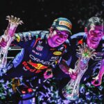 Sergio Pérez Instagram - Excellent race; it’s unfortunate about the penalty, yet another great 1-2 finish for the team and solid start to the season. Time to take a short break and set our focus on Australia. 💪 Carrera excelente; una lastima la penalización, pero otro gran 1-2 para el equipo. Muy buen inicio de temporada, ahora a descansar un poco y enfocarse en Australia. 💪 #SP11 Jeddah Corniche