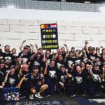 Sergio Pérez Instagram - It was a day where nothing went our way, and in the end, we were passengers in a crash that cost us the race. It's a huge day for the whole @redbullracing team and for @maxverstappen1 - a very well-deserved third title, he's worked so hard for it and I'm really happy for him. My mechanics will have a tough night getting the car ready for tomorrow. The weekend's not over and we're going to give it everything to pull it through. Fue un día en el que nada nos salió y al final fuimos pasajeros en un accidente que nos costó la carrera. Es un gran día para todo el equipo @redbullracing y para @maxverstappen1 , un tercer título muy merecido, ha trabajado muy duro por ello y estoy muy contento por él. Mis mecánicos tendrán una noche dura preparando el coche para mañana. El fin de semana no ha terminado y vamos a darlo todo para sacarlo adelante. #sp11 Qatar - Doha