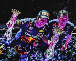 Sergio Pérez Instagram - Excellent race; it’s unfortunate about the penalty, yet another great 1-2 finish for the team and solid start to the season. Time to take a short break and set our focus on Australia. 💪

Carrera excelente; una lastima la penalización, pero otro gran 1-2 para el equipo. Muy buen inicio de temporada, ahora a descansar un poco y enfocarse en Australia. 💪

#SP11