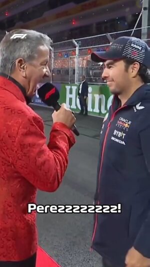 Sergio Pérez Instagram - Oh, Checo 😅

It's time for the main event of the evening! @brucebufferufc

#F1 #Formula1 #LasVegasGP @schecoperez