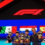 Sergio Pérez Instagram - Great way to start the season, 1-2 for the team. Now on to Jeddah! Gran manera de iniciar la temporada, 1-2 para el equipo. ¡Ahora a Yeda! #SP11 Bahrain International Circuit