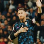 Sergio Ramos Instagram - Feliz de haberme convertido en el defensa con más partidos en la historia de Primera en el Santiago Bernabéu con el @sevillafc. Happy to have become the defender with the most appearances in the history of the Spanish First Division and to do it at the Santiago Bernabéu with #SevillaFC.