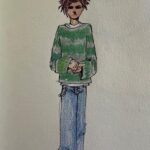 Seth Green Instagram – Found a couple self-portraits I did between ages 17-19. 
All different mediums: watercolor w/pen, pen & black ink, & pen w/colored pencils. 
I used to draw every day, but got busy with other forms of artistic expressions. 
Fun to review these now ancient but formative works. 

Stay inspired, keep creating 💚