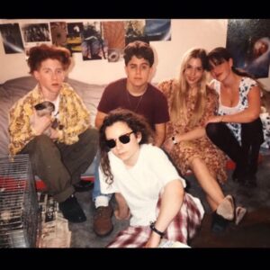 Seth Green Instagram - #FBF I’ve known @moonfrye since we were kids- but we’ll have our first date Feb 25th as #PunkyBrewster returns to @peacocktv 

Check out this snap of us in my teenage bedroom- yes I had a pet rabbit. His name was Fred.