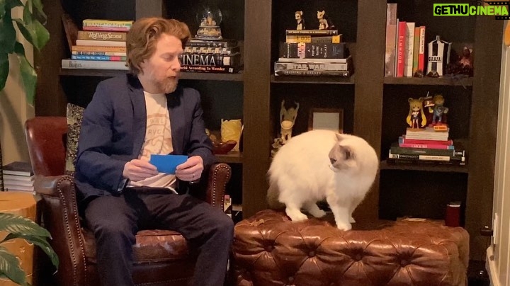 Seth Green Instagram - DNA test results with @art3mis_the_cat
