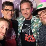 Seth Green Instagram - Idle Hands 20 year reunion! I’ve always loved this unapologetically weird and funny horror movie. Second pic is a Polaroid from one of the many times we shot through the night. The movie mostly takes place at night, so we saw many a sunrise while shooting, and occasionally took naps in the street while the crew set up the scenes. Crazy to think how much time has passed since we made this fun and silly movie- thanks to @rooftopcinemaclub for getting the band back together. Thanks to all the fans who showed up and kept this movie in their hearts.