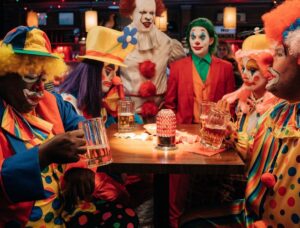 Seth Green Instagram - Look at this bunch of clowns.

Things get rowdy tonight on @latelateshow with @j_corden