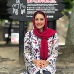Shabnam Moghadami Instagram - . من در تلاش و در جستجوی زندگی ام...زیستن نه به تنهایی، زندگی...همان که سهراب گفت آب تنی کردن در حوضچه ی «اکنون » است...در تلاش آفرینش ِ لبخندم ، در جستجوی بهتری...گمانم اینکه فقط نفسی بیاید و برود نامش زندگی نیست. زیستن است . مثل ِ نباتات. من دنبال ِ درک ِ حیاتم. پس زندگی را به خویش دعوت می کنم. ‌و به سبک ِ سهراب ، ساده و بی پیرایه با خودم تکرار می کنم : . زندگی رسم خوشایندی است زندگی بال و پری دارد با وسعت مرگ پرشی دارد اندازه عشق زندگی چیزی نیست که لب طاقچه عادت از یادمن و تو برود . عکس را بهروز شعیبی برداشته از من . در جزیره ی میاجیما در ژاپن . به تاریخ ِتیر ماه ۹۸. . و‌ خودم هم نمی دانم چرا به نظرم این همه سرشار از زندگی ست. . #زندگی