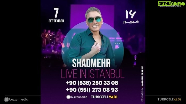 Shadmehr Aghili Instagram - . يكسال تصور براى رسيدن به روزها و شبهاى پر خاطره اى كه باهاتون داشتم ارزش اين تلاش و صبورى رو داشت كه بتونم دوباره با شما عزيز ترينها همصدا بشم. قدردان شما هستم و هميشه دوستتون دارم ❤️ سالن turkcell vadi برای اطلاعات بیشتر با شماره های +90 538 250 33 08 +90 551 273 08 93 تماس حاصل فرمایید .