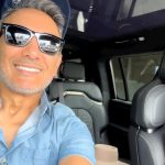 Shadmehr Aghili Instagram - Family time, driving to Melina’s violin 🎻 performance. Shadmehr tried not shaving for a while. Beard or no beard? Tell us what you think! . . . . . #rivian #r1s #rivianr1s #electricsuv
