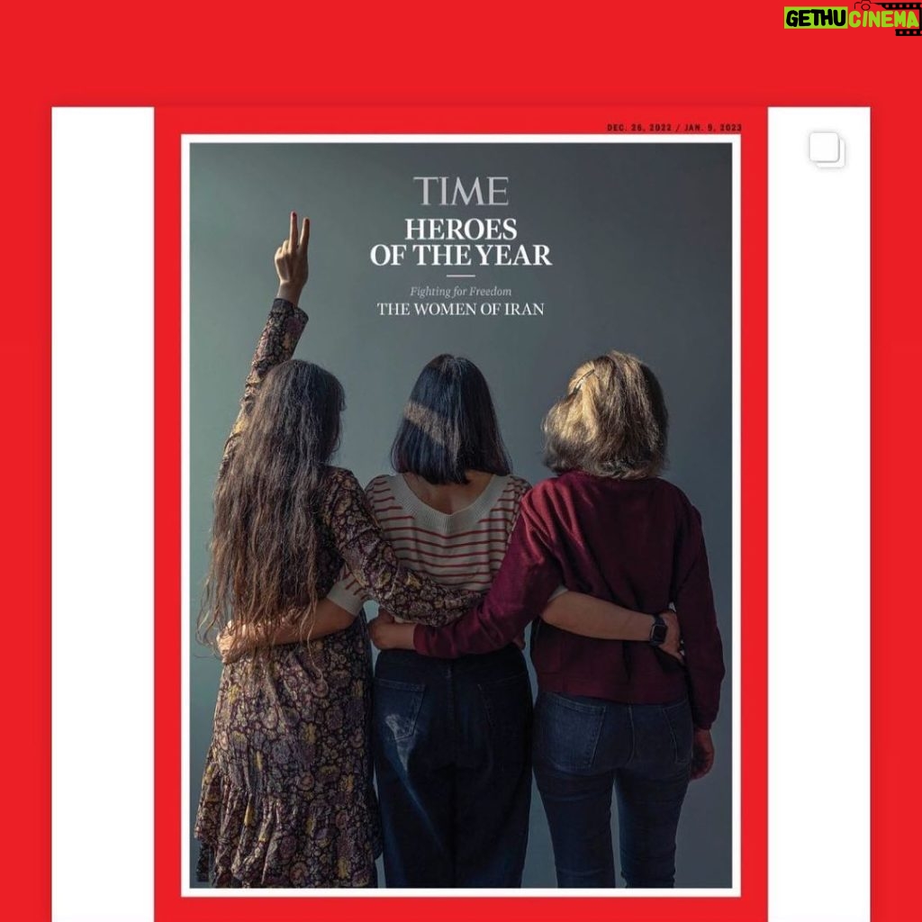 Shadmehr Aghili Instagram - The Women of Iran are TIME's 2022 Heroes of the Year. #مهسا_امینی @time