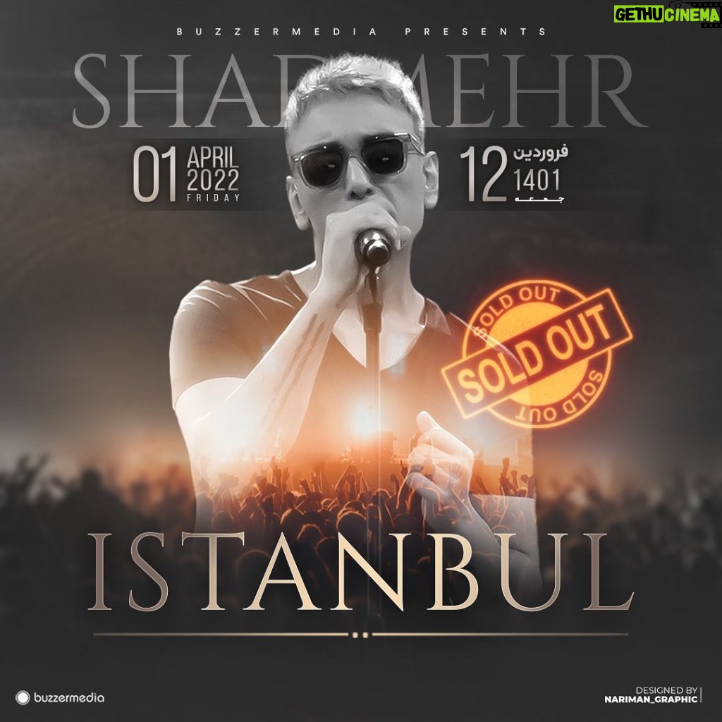 Shadmehr Aghili Instagram - قدردان شما هستم ❤️🙏 #استانبول #كنسرت #شادمهرعقیلی